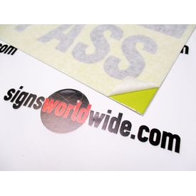 Do Not Pass Decal With Transfer Tape Image 2