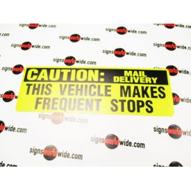 Caution Mail Delivery sign image 1