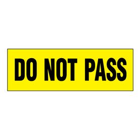 Do Not Pass decal image