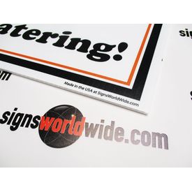 Dog Watering Sign Image 2