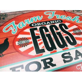 Farm Fresh Eggs Orange and Green 2