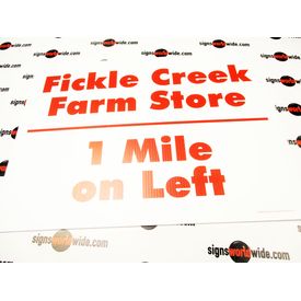 Fickle Creek Farm 1 mile sign image 1