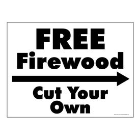 Free firewood right arrow sign image