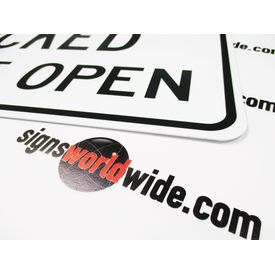 Gate Locked Aluminum Sign Image 2