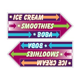 Ice Cream spinner sign image