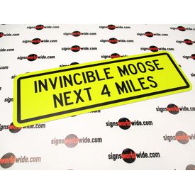 Invincible Moose Sign Image 1