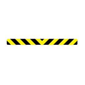 Caution stripe magnetic image 3x36 V