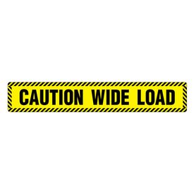 Caution Wide Load 6x36 Magnetic Image