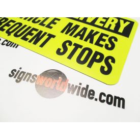 Mail Delivery Frequent Stops 6x10 sign image 2