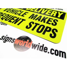 Mail Delivery FS Y&B Reflective Sign Image 2