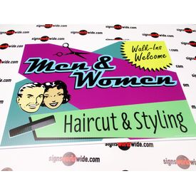 Men & Women Haircut & Styling Yard Sign Image