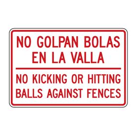 No Golpan Bolas sign image