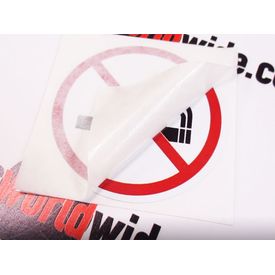 No Smoking 3 inch decal image