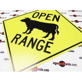 Open Range Diamond Sign Image 1