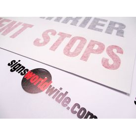 US Mail Rural Mail Carrier sign with transfer tape image 4