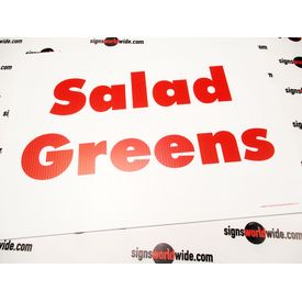 Salad Greens Yard Sign Image 1