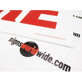 Shoe Here Yard Sign Image 2