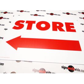 Store Directional Yard Sign Image 1