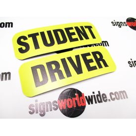 Student Driver 2x6 Sign Image 2