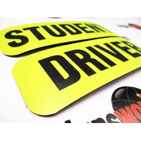 Student Driver 2x6 Sign Image 3