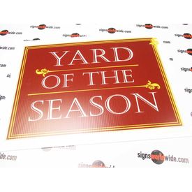 Yard of the Season sign image 1