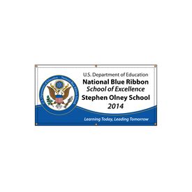 Stephen Olney Blue Ribbon School 24x48 Banner Image