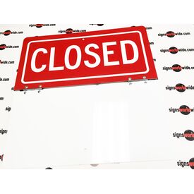 Closed Open Folding Aluminum Sign Image 2