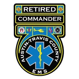 Retired Commander ATC EMS Decal Image