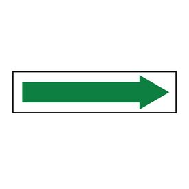 Green Directional Arrow 6x24 Sign Image