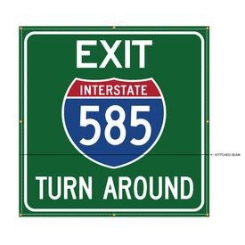 Exit 585 Turn Around 6x6 banner image