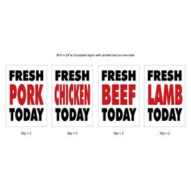 Fickle Creek Fresh Today yard sign kit