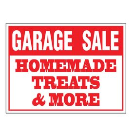 Garage Sale Homemade Treats Sign Image