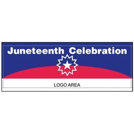 Juneteenth Celebration Sponsor banner image with pole pockets