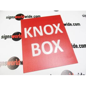 Aluminum Knox Box Sign Image 1