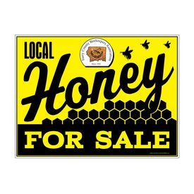 Local Honey For Sale SCBA Logo 18" x 24" Coroplast