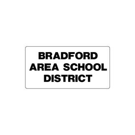 Bradford Area School District 12x24 magnetic image