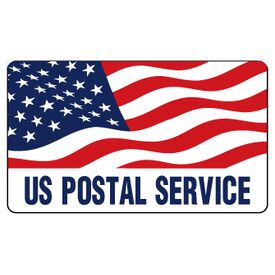 U.S. Postal Service Flag 14x24 magnetic sign image