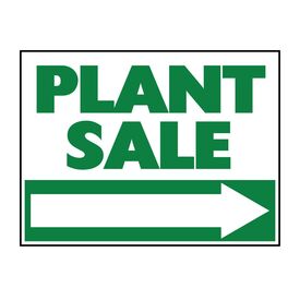 Plant Sale Directional sign image