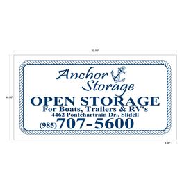 Anchor Storage 48x92 Adhesive Decal Image