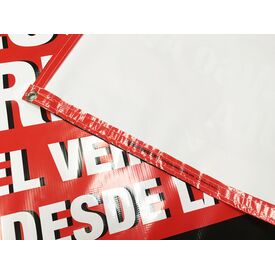 Wear Your Hard Hat 48" x 72" Spanish Banner Image 3