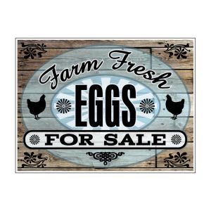 Farm Fresh EggsWood Grain sign image Farm Fresh EggsWood Grain sign image