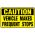 Caution Vehicle Makes Frequent Stops magnetic image