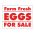 Farm Fresh Eggs sign image