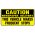 Caution News 6x12 aluminum sign image