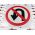 No UTurn Reflective Symbol Sign Image 1