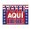 Vote Aqui Here decal image