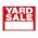 Yard sale R&W sign image