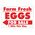 Farm Fresh Eggs R&W Left arrow sign image