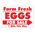 Farm Fresh Eggs R&W Right Arrow sign image