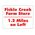 Fickle Creek 1.2 Miles sign image